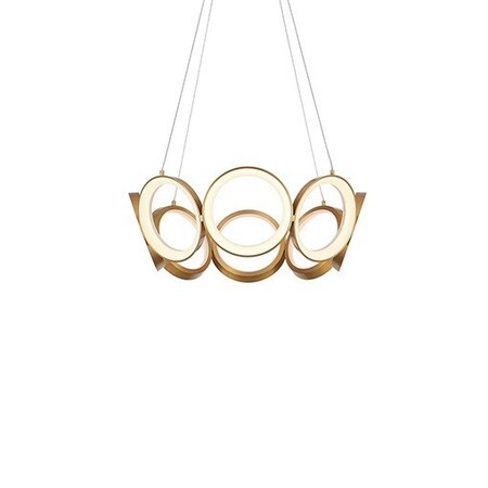 Kuzco Lighting Oros Antique Brass Chandeliers CH94824-AN